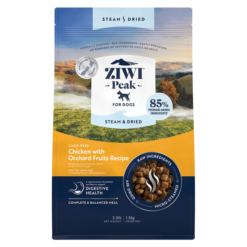 ZIWI, Peak Steam & Dried Chicken with Orchard Fruits Dog Food image number null